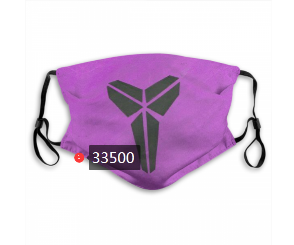 2021 NBA Los Angeles Lakers #24 kobe bryant 33500 Dust mask with filter->nba dust mask->Sports Accessory